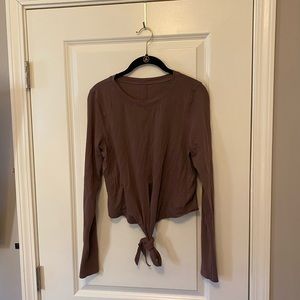 Lululemon wrap long sleeve top